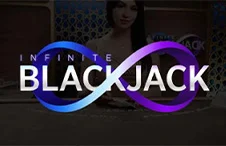 Infinite Blackjack live table by Evolution Gaming